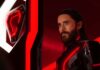 Jared Leto as Ares in Tron: Ares, directed by Joachim Ronning. Photo: Leah Gallo. Copyright: Disney Enterprises, Inc. All Rights Reserved.